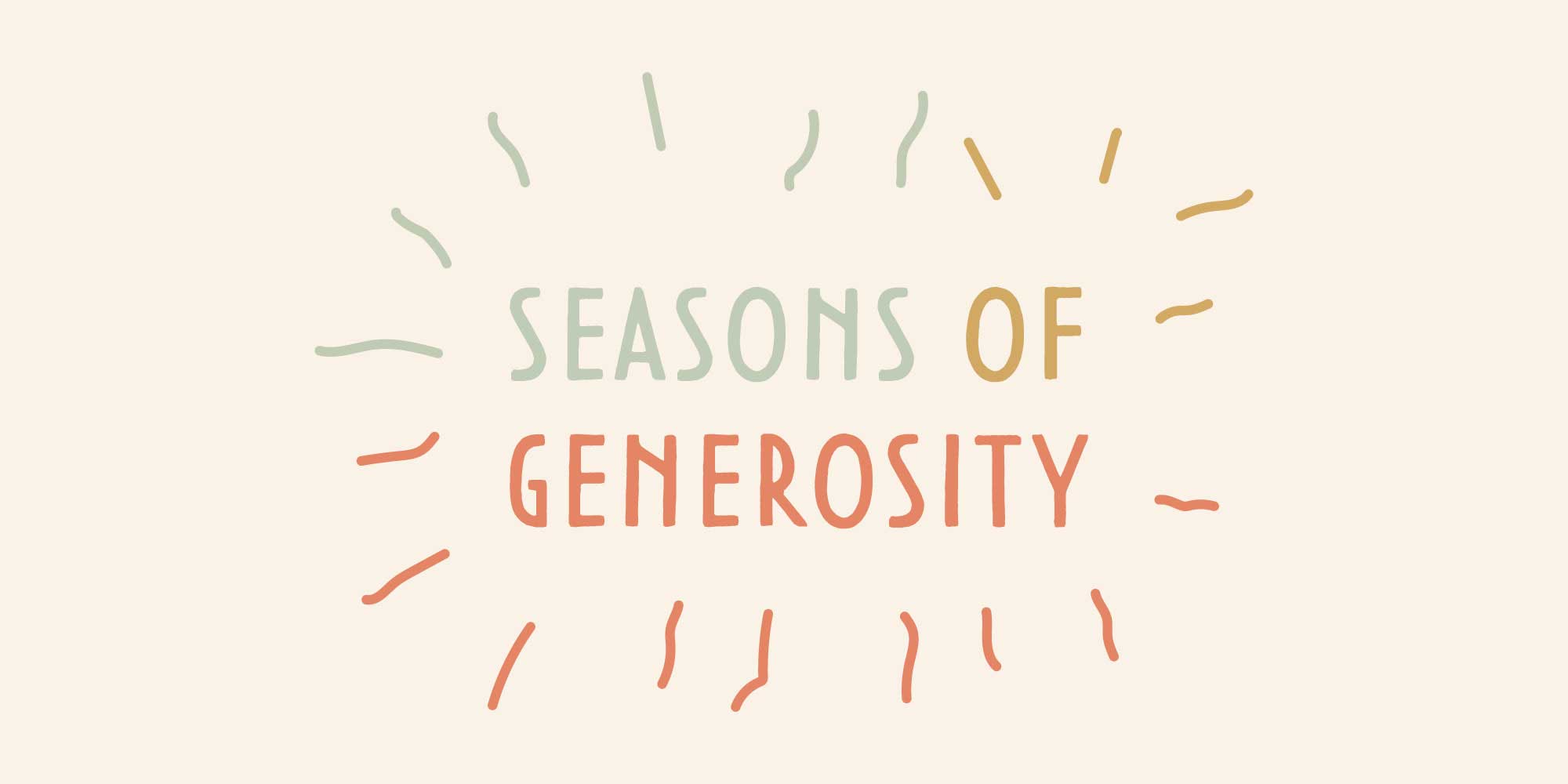 Seasons of Generosity Image